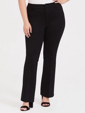 torrid Black Trousers with Belt Loops - Size 18T